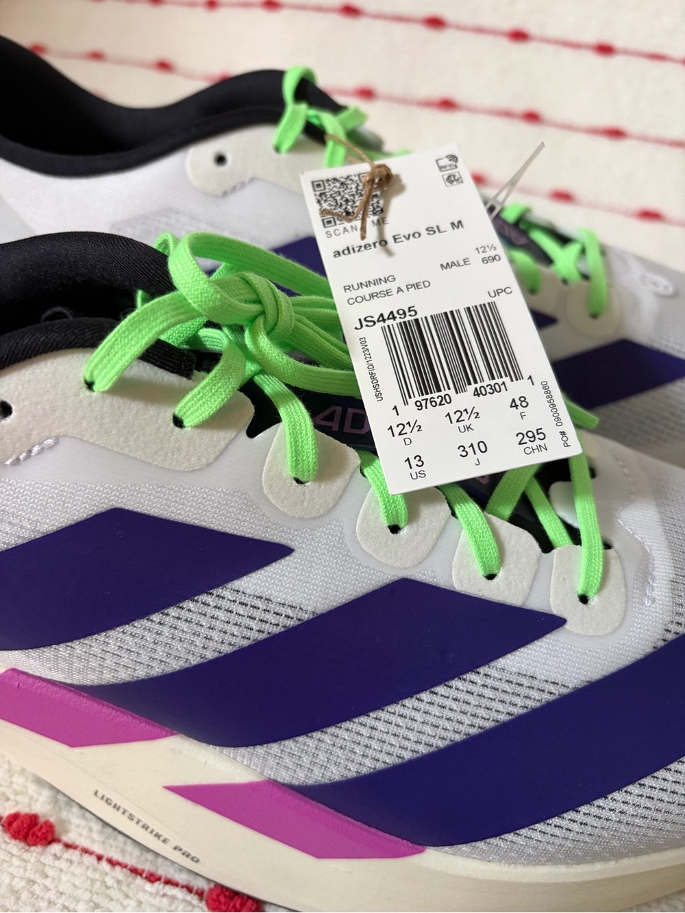 Adidas Adizero EVO SL Men’s Running Shoe Size 13 NWT - Picture 4 of 6